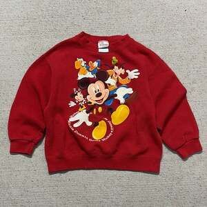 Vintage Mickey Mouse Crew Neck Sweatshirt For Kids